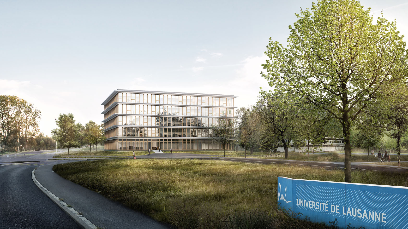 3D-Architekturvisualisierungen: Universität Lausanne